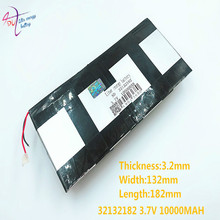 3.7v  32132182 30130180 10000mah lithium ion batteries Tablet PC talk9x u65gt Rechargeable battery 2024 - buy cheap
