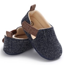 Sapatos para bebês meninos outono, sapatos antiderrapantes com sola dura e gancho para bebês recém-nascidos 2024 - compre barato
