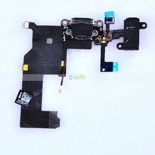 New Black/White Doca Carregador Conector De Carregamento Porto Flex Cable para iPhone 5 2024 - compre barato