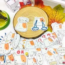 New 40 Cute sweet beans for phone car Label Decorative Stationery Stickers Scrapbooking DIY Diary Album toy Sticker 2024 - buy cheap