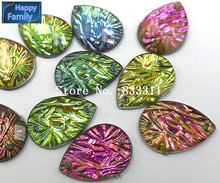BIG Surprise Rainbow Drop Pear Shape Rhinestones 18x25mm Sew on Strass Crystal Stones and Crystals For Sewing Accessories Charms 2024 - buy cheap
