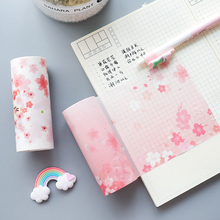 1pc Random 5M*10cm Japan Pink Sakura Paper Adhesive Tape DIY Scrapbooking Sticker Label Masking Tape Photo Album Diary Decor 2024 - buy cheap