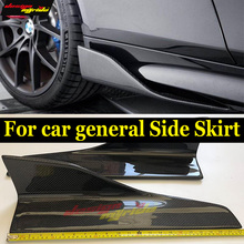 Carbon Fiber 2pcs Side Skirts A45 Style 57cm Splitters Cupwings Winglets For Mercedes Benz Cla W117 Base Coupe 2-DR 14-17 Flaps 2024 - buy cheap
