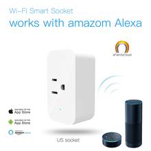 Wifi Smart Socket US Standard Works With Amazon Alexa And Google Home App Remotely Control 2024 - buy cheap