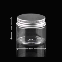 30pcs/lot 50g empty round cosmetic cream PET container clear plastic bottle for cosmetic packaging Powder jar,bath salt pot lid 2024 - buy cheap