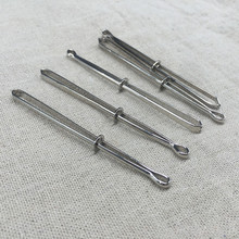 10Pcs Stainless Steel Cited Clips Elastic Belt Wearing Rope Weaving Tool Bag Wrap Rope Wearing Sewing Tools Accessories 2024 - buy cheap