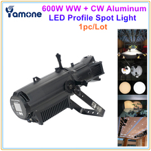 1X High Power 600w Bi-color Aluminum LED Profile Spotlight CW WW 2In1 Ellipsoidal Gobo Projector Light Led Leko Spot Light Focus 2024 - buy cheap