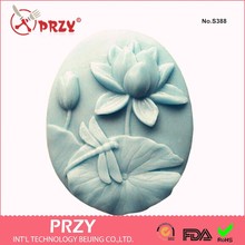 Wholesale lotus flower Modelling soap mold fondant Cake decoration mold Handmade soap mold Free Shipping! 2024 - buy cheap