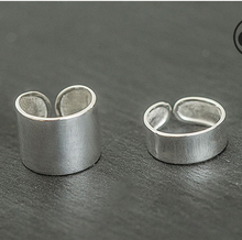 Богемные винтажные серебряные гладкие кольца для женщин, регулируемые античные кольца для помолвки, свадебные ювелирные изделия, Anillos 2024 - купить недорого