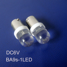 Высококачественная светодиодная сигнальная лампа BA9S 6,3 В, светодиодные приборные лампы ba9s 6 в, светодиодная Пилотная лампа BA9S 6,3 В ba9s Бесплатная доставка 10 шт./лот 2024 - купить недорого
