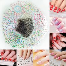 10/50 Sheets Nail Art Transfer Stickers 3D Design Manicure Tips Decal Decorations 2024 - buy cheap