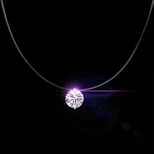 Pingente de cristal austríaco com zircão 925, corrente curta para mulheres colares de prata esterlina cristalina 2024 - compre barato