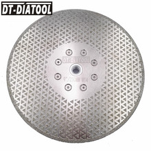 DT-DIATOOL 1 peça diâmetro 230mm/9 polegada multi puprose diamante viu lâmina de corte disco para granito telha de mármore moagem roda m14 flange 2024 - compre barato