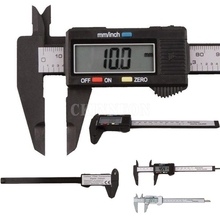 DHL 50 PCS 150mm 6inch LCD Digital Electronic Carbon Fiber Vernier Caliper Gauge Micrometer 2024 - buy cheap