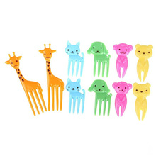 10Pcs Bento Animal Food Fruit Picks Forks Lunch Box Decor Tool Nice Gift 2024 - buy cheap