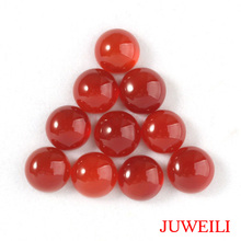 JUWEILI Jewelry 100pcs 6mm Hemispherical Natural Stone Cabochon Round Beads Lapis Tiger's Eye Blue Sand Onyx Opal 2024 - buy cheap