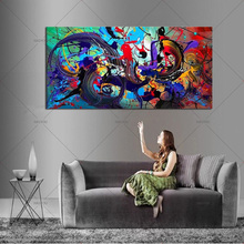 Large Hand painted Modern Abstract canvas Oil Paintings Abstract Oil Painting picture Living Room home Decoration wall pain 2024 - buy cheap