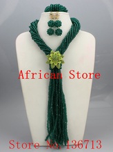 Fashion African Handmade Beads Layer Jewelry Set Women Summer Winter Choker Necklace Earrings Female Mother Party Gifts R875 2024 - buy cheap