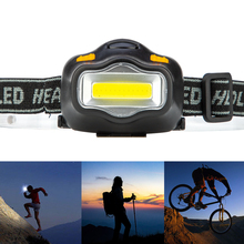 Mini Head Lamp 3 Modes Waterproof COB LED Flashlight Super Bright Headlight Headlamp Torch Lanterna with Headband Use 3*AAA 2024 - buy cheap