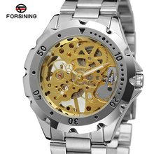 FORSINING-relojes de marca de lujo para hombre, reloj mecánico de acero inoxidable, transparente, Punk, resistente al agua, Masculino 2024 - compra barato