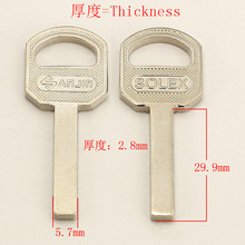 YP501  Wholesale Locksmith Brass House Home Door Blank Empty Key Blanks Keys 10 pieces/lot 2024 - buy cheap