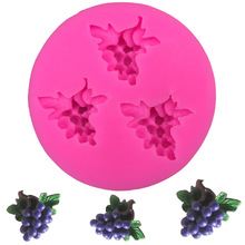 Grape Ice/Cake/Chocolate/Sugar Decorating Silicone Cube Craft Cake Decorating Fondant Mold Tray Was D100 2024 - buy cheap