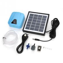 Solar Powered Aquarium Air Pump Waterproof USB Oxygenator Aerator Air Pump Oxygen for Pool Pond aquarium Oxygen Fish Air Pump 2024 - buy cheap