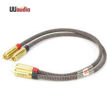 2pcs/pair High Quality RCA To RCA DIY RCA Cable / RCA Audio Cable 0.5M 1M 1.5M -  UU13 2024 - buy cheap