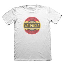 Camiseta con estampado de Valencia para hombre, camiseta de diseño de España, regalo de Navidad del Día del Padre para hombre, camisetas personalizadas 2024 - compra barato