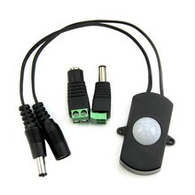 Mini 5A PIR Infrared Motion Sensor Detector Switch for LED Strip Light + Female Male DC Power Connector 5V-24V Detector Switch 2024 - buy cheap