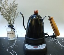 Hervidor de agua eléctrico para café y té, tetera eléctrica Digital de temperatura Variable con cuello de cisne, 220 2024 - compra barato