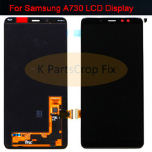 Super AMOLED For SAMSUNG GALAXY A8 plus 2018 lcd A730F LCD Display Touch Screen Digitizer Assembly For SAMSUNG A730 LCD 2024 - buy cheap