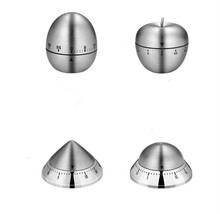 Stainless Steel Kitchen Timer Base Manual Mechanical Cooking Timer Countdown Cooking Tools Kitchen Gadgets Four Shape 2024 - buy cheap
