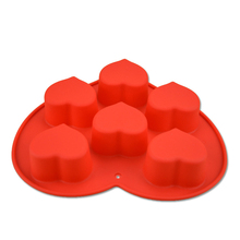 Love Hearts Shape Good Quality 100% Food Silicone Cake/Jelly/Pudding/Chocolate Mold/Muffin Cupcake Cake Tools 2024 - buy cheap