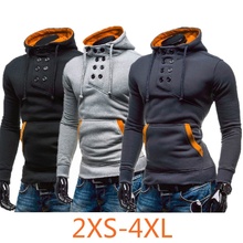 Мужские толстовки Zogaa Space, повседневный пуловер с капюшоном и карманами на осень и зиму, верхняя одежда для мужчин 2024 - купить недорого