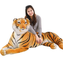 Dorimytrader Jumbo Mendominasi Hewan Harimau Mainan Mewah Lembut Boneka Simulasi Tigers untuk Anak-anak Hadiah Dekorasi Rumah DY60638 2024 - купить недорого