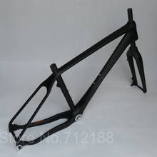 26er Carbon MTB Frame  BSA / BB30 Carbon Matt  / Glossy Mountain Bike Frame 16" 18" + Bicycle Fork 2024 - buy cheap