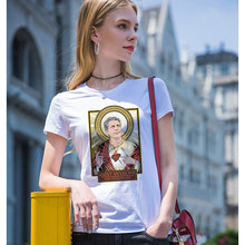 Hillbilly Vintage Pulp Fiction Saint Anthony The Opinionated Printed Ulzzang Harajuku White Gray Casual Hot Sale Tshirt Women 2024 - buy cheap