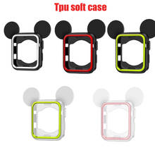 New Facotory 42mm 38mm Silicone Soft Rubber Protective case For Apple Watch Sport cover 38mm shell For iwatch cover series 3/2/1 2024 - buy cheap