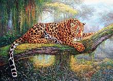 Бесплатная доставка Лидер продаж большие размеры 60x120 см ткани рисунок, Леопард на дереве, настенный Гобелены, главная Декоративные Книги по искусству изображение 2024 - купить недорого