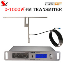 Профессиональный CZE-T1K1 0-1000 Вт Регулируемая FM стерео передатчик hdmi прямая трансляция радиостанции 87,5 ~ 108 МГц с антенной наборы 2024 - купить недорого