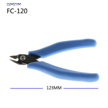 Genuine japão 4.5 "mini alicate eletrônico diagonal lado alicate de corte FC-120 cabo fio cortador reparação pry ferramenta mão aberta 2024 - compre barato