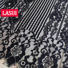 LASUI new 1.5m*3 m =1piece Tassel Eyelash French Lace Fabric  clothing shawl beach skirt curtain decoration accessories C0204 2024 - buy cheap
