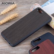 Wooden design case for Huawei Honor View 10 soft TPU silicone & PC & wood PU leather skin covers coque fundas for Huawei V10 2024 - buy cheap