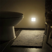 Sxzm-lâmpada noturna led com sensor de movimento, luz noturna 3x aaa, operada com bateria, para quarto de criança, corredor, para banheiro 2024 - compre barato