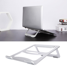 Soporte de aluminio plegable para ordenador portátil, almohadilla de refrigeración antideslizante, ángulo ergonómico para MacBook de 10 a 17 pulgadas 2024 - compra barato
