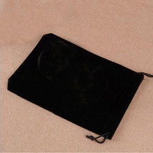 500 pcs/Lot 9 Size Black Jewelry Velvet Gift Bags For Jewelry Cosmetic Packaging Bags 2018 New Velvet Drawstring Bags Wholesale 2024 - buy cheap