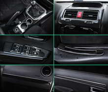 black item for haval H5 2013-2018 Console gear position Glass lifting switch panel Interior Decoration frame Stainless steel 2024 - buy cheap