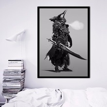 Картина на холсте Dark Souls Dark Wraith, Постер для домашнего декора, постеры и принты, декоративные картины без рамки 2024 - купить недорого