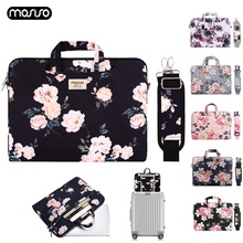 MOSISO-funda de lona para ordenador portátil Macbook Air Pro 13 15, maletín de mano para mujer, 13,3, 14, 15,6 pulgadas, novedad 2024 - compra barato